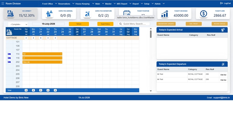 Hotel Management Software (HMS)